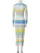 Diane von Furstenberg Striped Long Dress