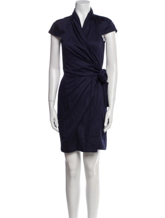 Diane von Furstenberg V-Neck Mini Dress