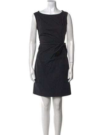 Diane von Furstenberg Scoop Neck Mini Dress