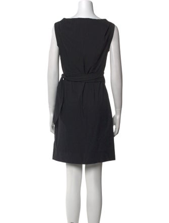 Diane von Furstenberg Scoop Neck Mini Dress