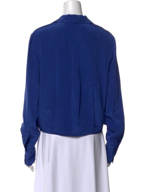Diane von Furstenberg Silk Long Sleeve Blouse