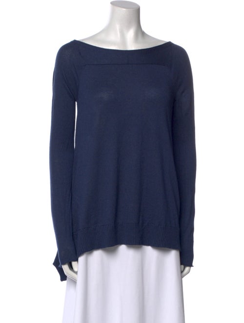 Diane von Furstenberg Silk Bateau Neckline Sweater