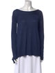 Diane von Furstenberg Silk Bateau Neckline Sweater