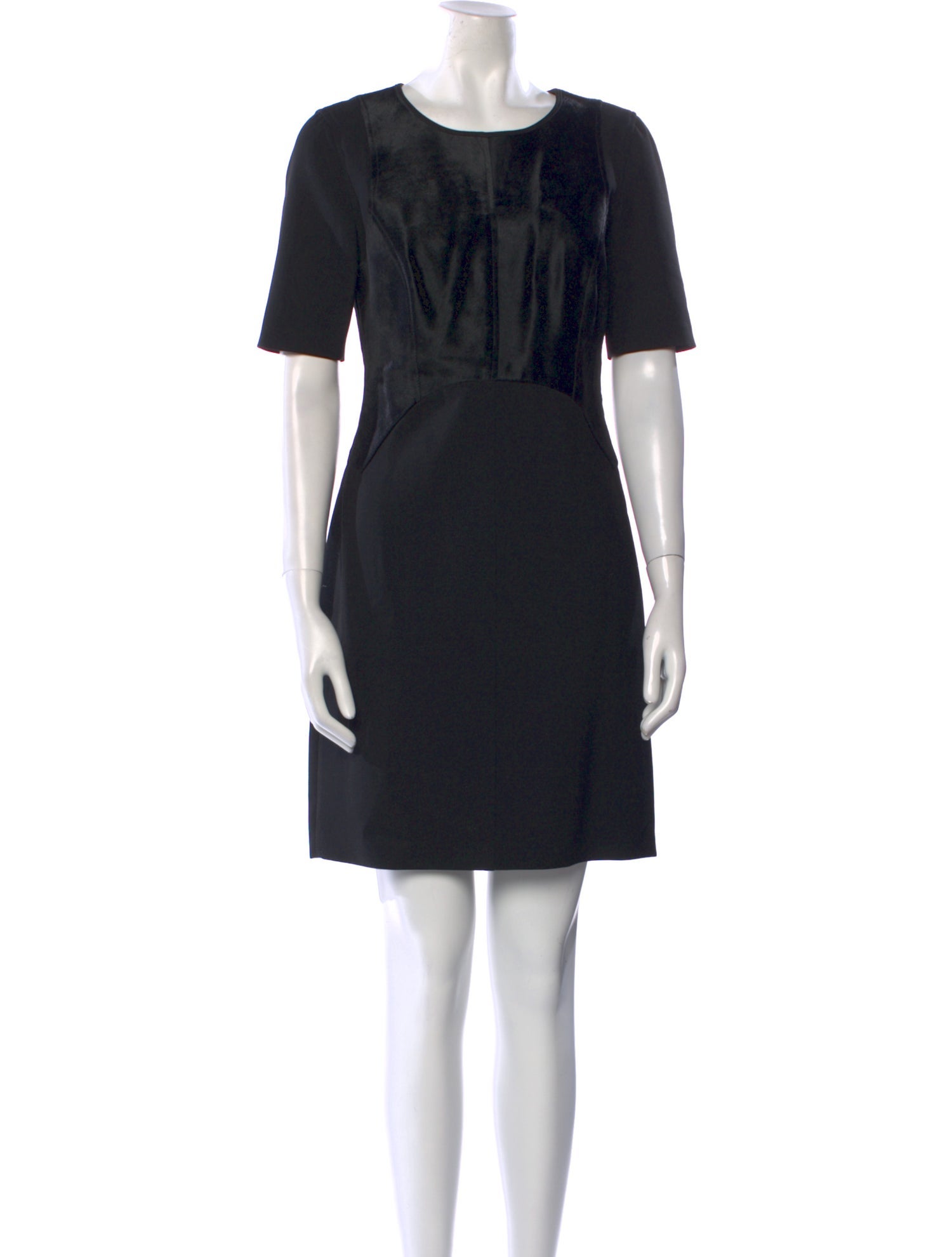 Diane von Furstenberg Scoop Neck Mini Dress