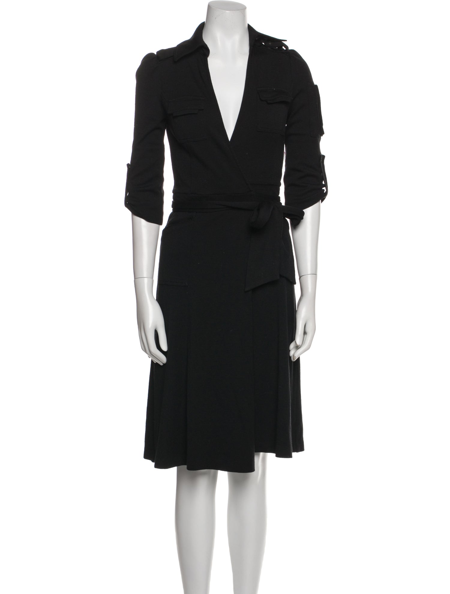 Diane von Furstenberg Wool Knee-Length Dress