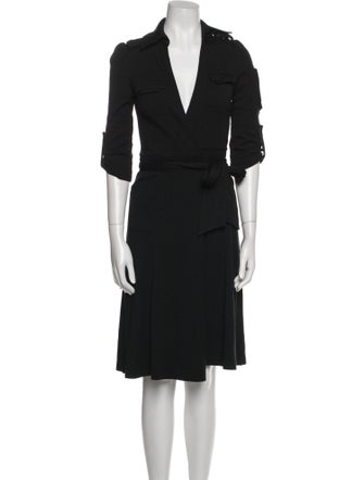 Diane von Furstenberg Wool Knee-Length Dress