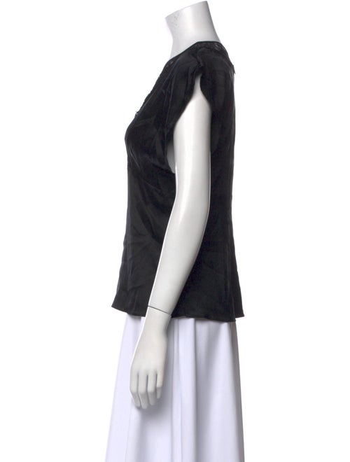 Diane von Furstenberg Silk V-Neck Top