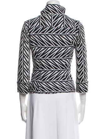 Diane von Furstenberg Printed Evening Jacket