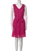 Diane von Furstenberg V-Neck Mini Dress