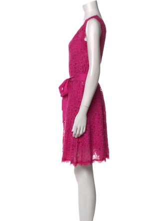 Diane von Furstenberg V-Neck Mini Dress