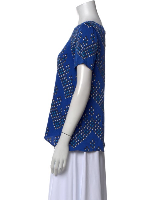 Diane von Furstenberg Silk Printed Blouse