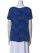 Diane von Furstenberg Silk Printed Blouse
