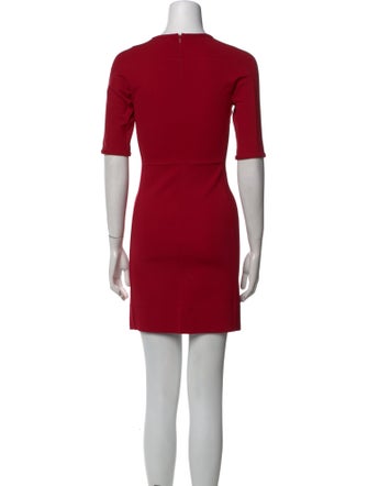 Diane von Furstenberg Crew Neck Mini Dress