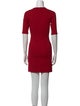 Diane von Furstenberg Crew Neck Mini Dress