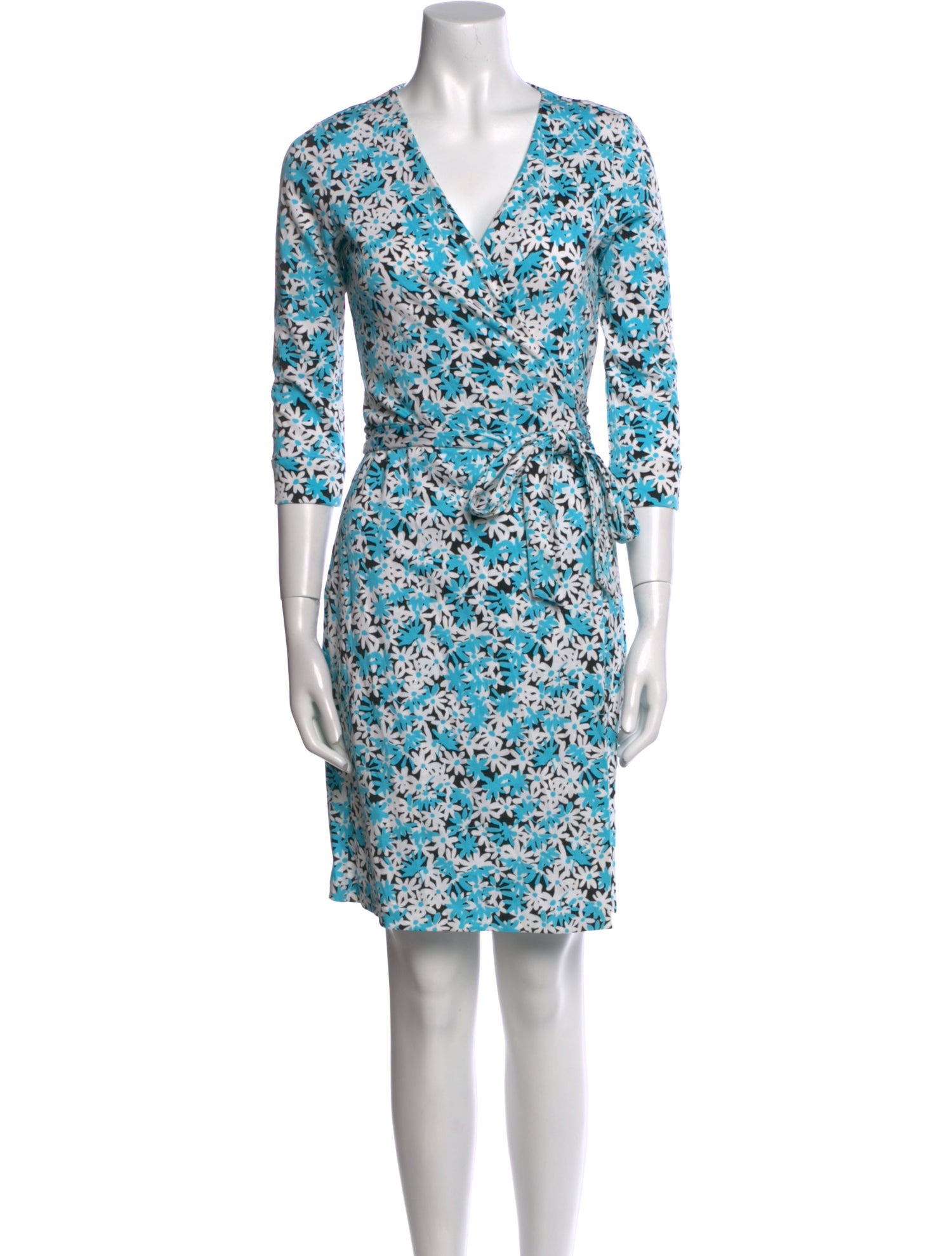 Diane von Furstenberg Printed Mini Dress w/ Tags