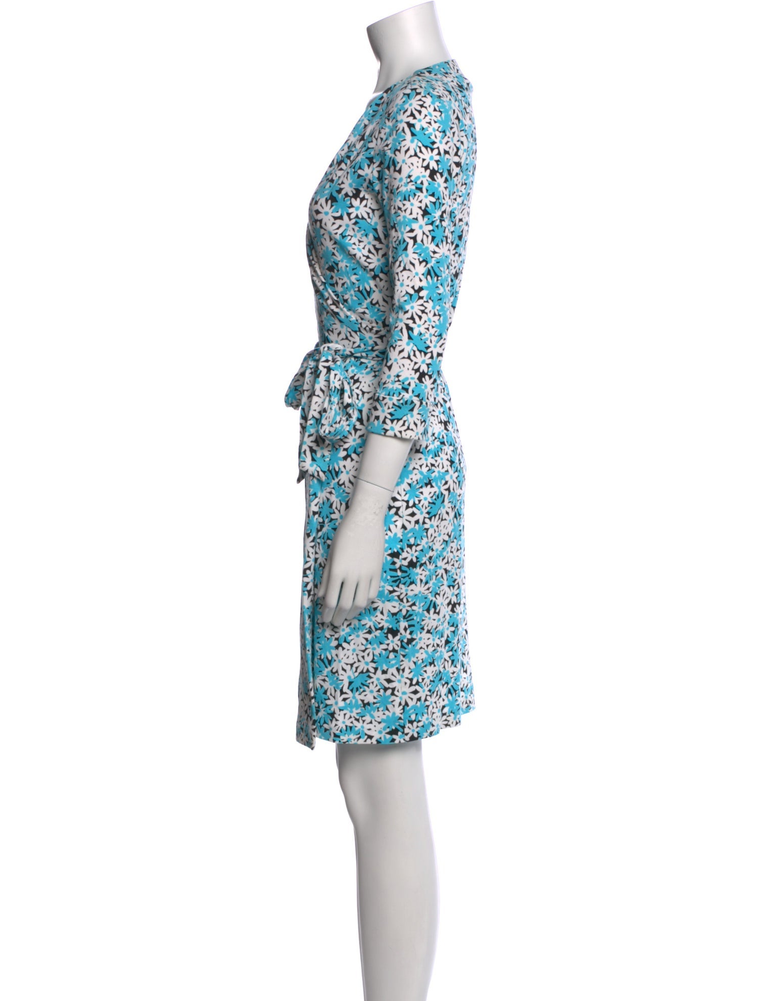 Diane von Furstenberg Printed Mini Dress w/ Tags