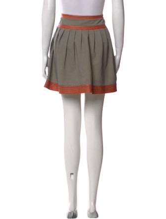 Diane von Furstenberg Colorblock Pattern Mini Skirt