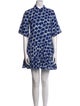 Diane von Furstenberg Floral Print Mini Dress
