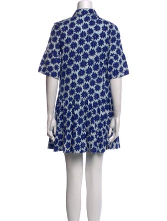 Diane von Furstenberg Floral Print Mini Dress