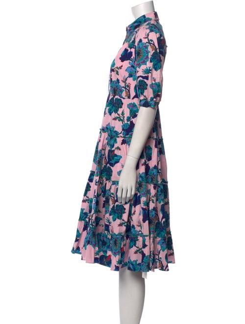 Diane von Furstenberg Floral Print Knee-Length Dress