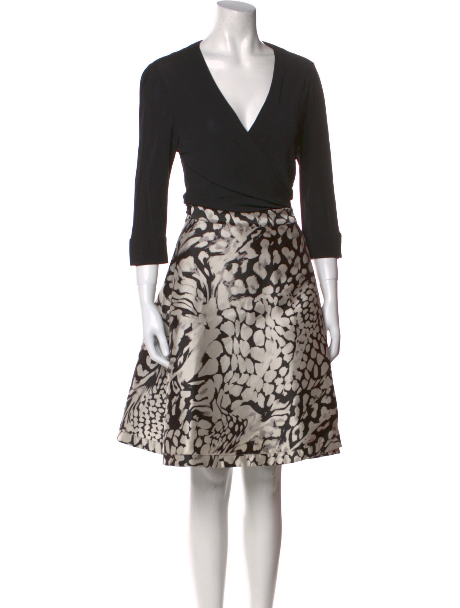 Diane von Furstenberg Printed Knee-Length Dress