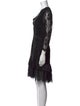 Diane von Furstenberg Lace Pattern Knee-Length Dress