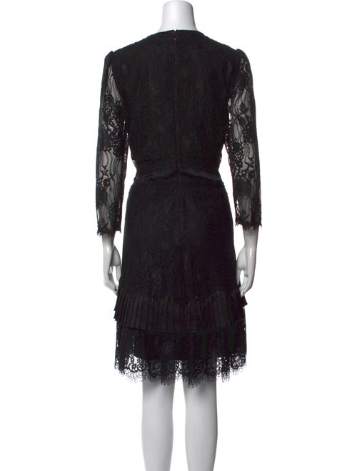 Diane von Furstenberg Lace Pattern Knee-Length Dress