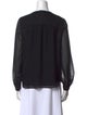 Diane von Furstenberg Silk V-Neck Blouse