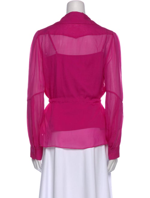 Diane von Furstenberg Silk V-Neck Blouse