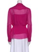 Diane von Furstenberg Silk V-Neck Blouse