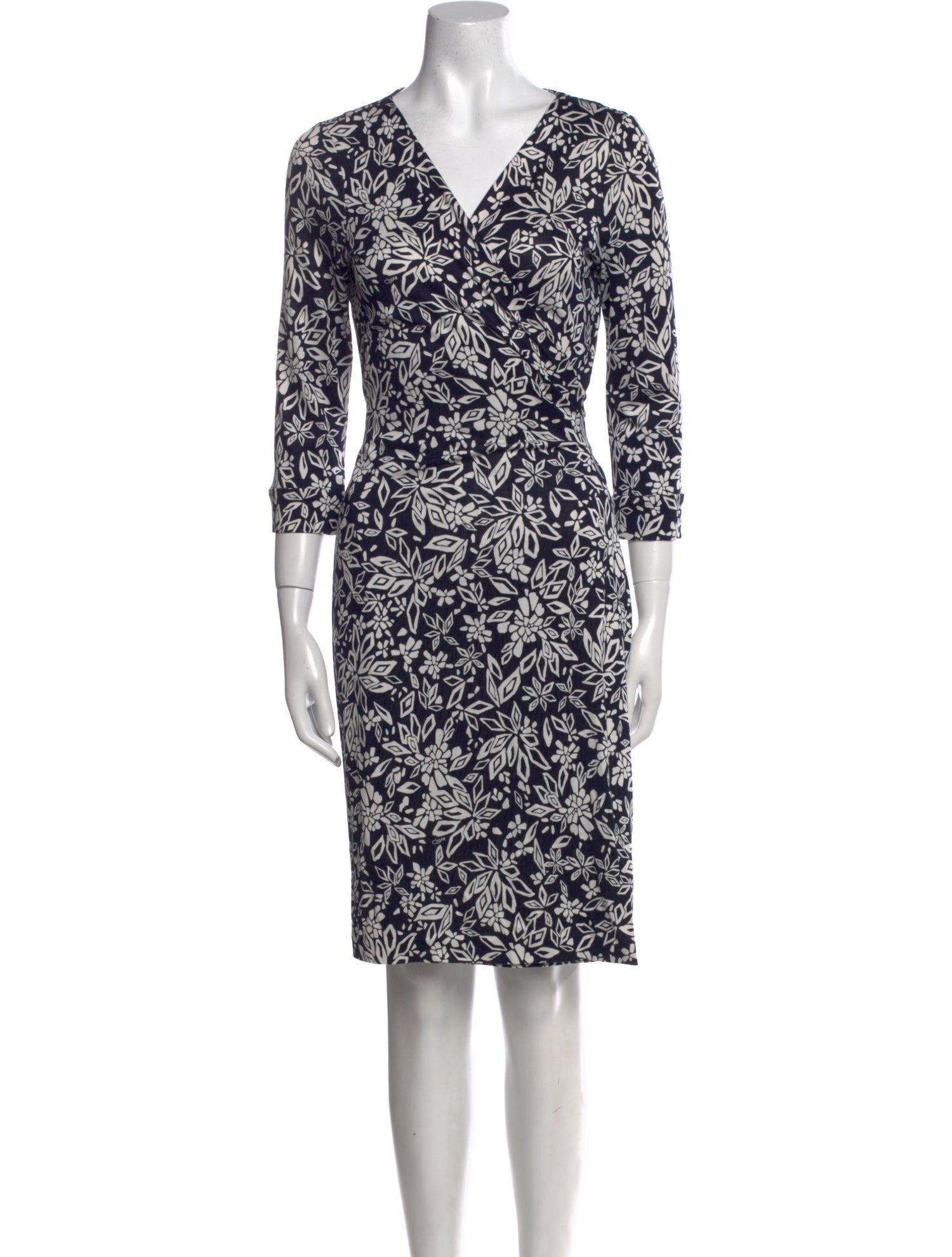 Diane von Furstenberg Silk Knee-Length Dress