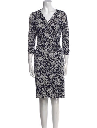 Diane von Furstenberg Silk Knee-Length Dress