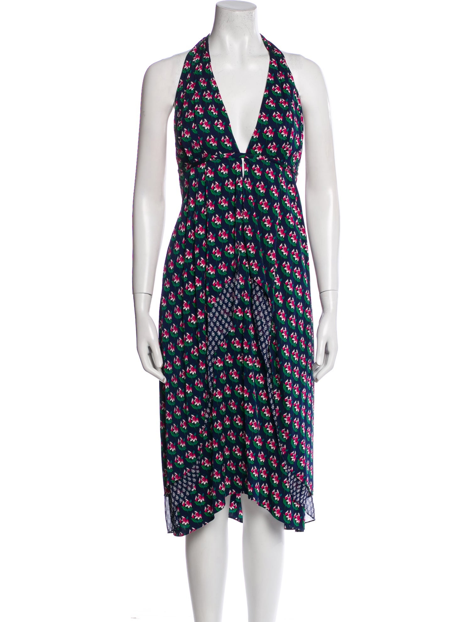 Diane von Furstenberg Silk Midi Length Dress