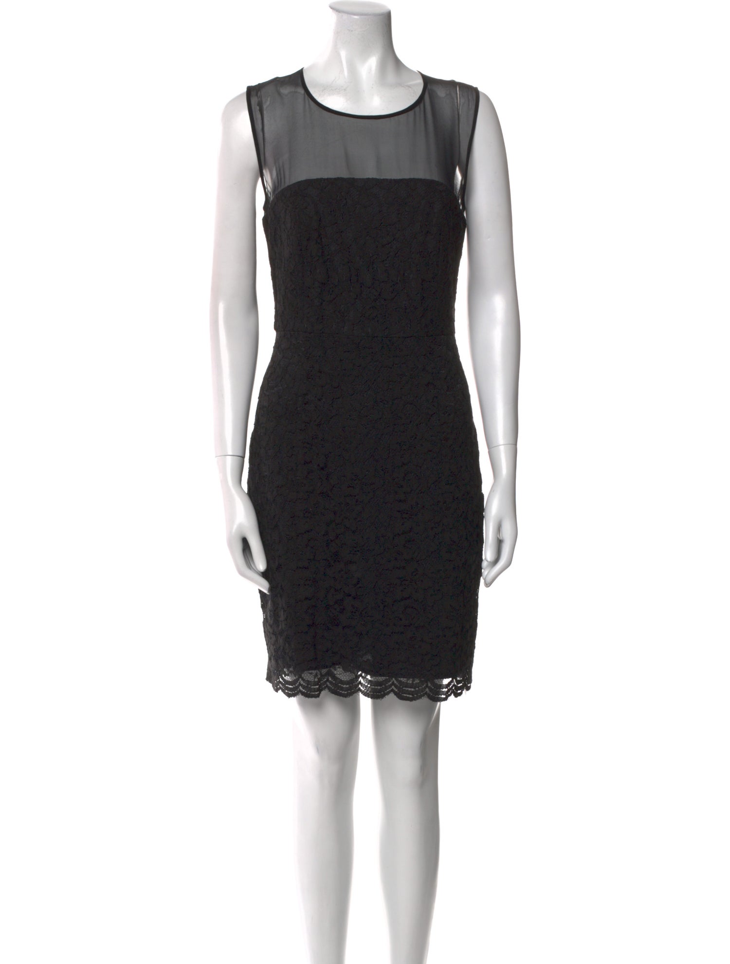 Diane von Furstenberg Crew Neck Mini Dress