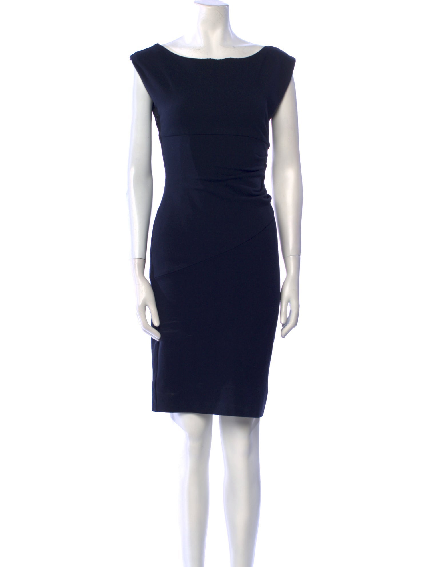 Diane von Furstenberg Bateau Neckline Mini Dress