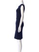 Diane von Furstenberg Bateau Neckline Mini Dress