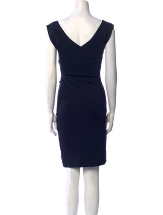 Diane von Furstenberg Bateau Neckline Mini Dress
