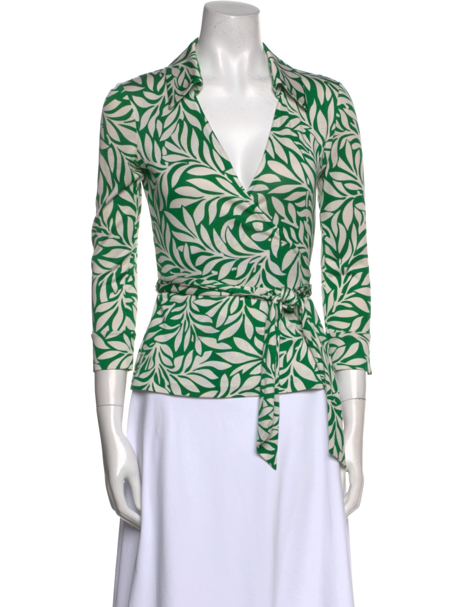 Diane von Furstenberg Silk Printed Blouse
