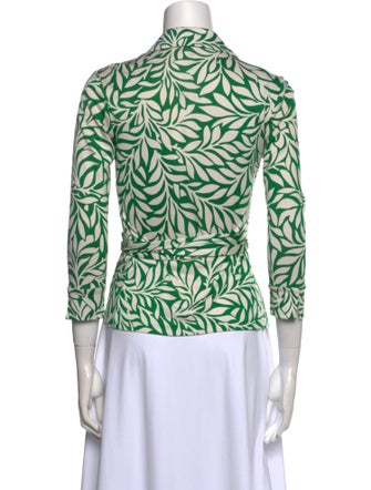 Diane von Furstenberg Silk Printed Blouse