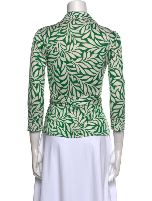 Diane von Furstenberg Silk Printed Blouse