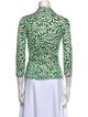Diane von Furstenberg Silk Printed Blouse