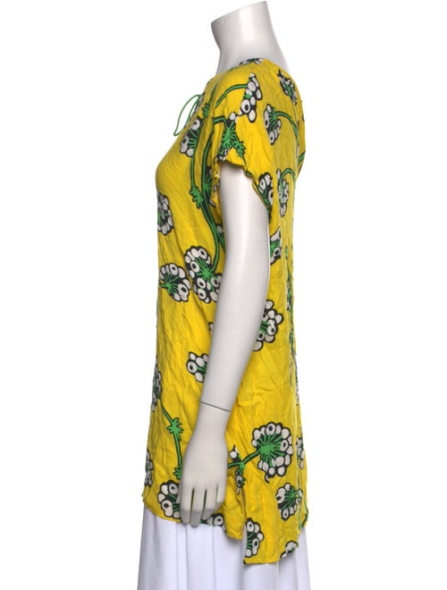 Diane von Furstenberg Printed Scoop Neck Tunic