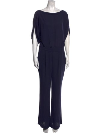 Diane von Furstenberg Bateau Neckline Jumpsuit