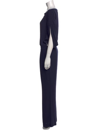 Diane von Furstenberg Bateau Neckline Jumpsuit