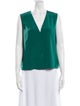 Diane von Furstenberg Silk V-Neck Blouse