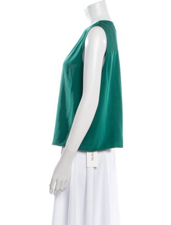 Diane von Furstenberg Silk V-Neck Blouse