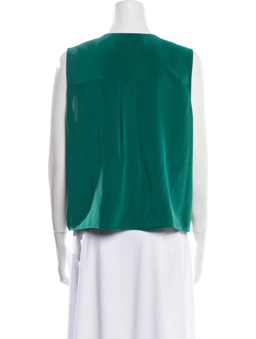 Diane von Furstenberg Silk V-Neck Blouse