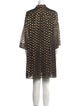 Diane von Furstenberg Polka Dot Print Mini Dress