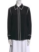 Diane von Furstenberg Silk Long Sleeve Button-Up Top