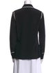 Diane von Furstenberg Silk Long Sleeve Button-Up Top